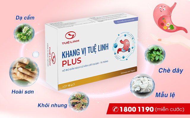 Khang vị Tuệ Linh Plus - Sản phẩm chuyên biệt cho người bị viêm loét dạ dày, tá tràng - 1