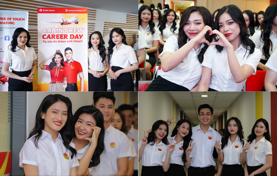Tưng bừng ngày hội tuyển sinh tiếp viên hàng không Vietjet - 1