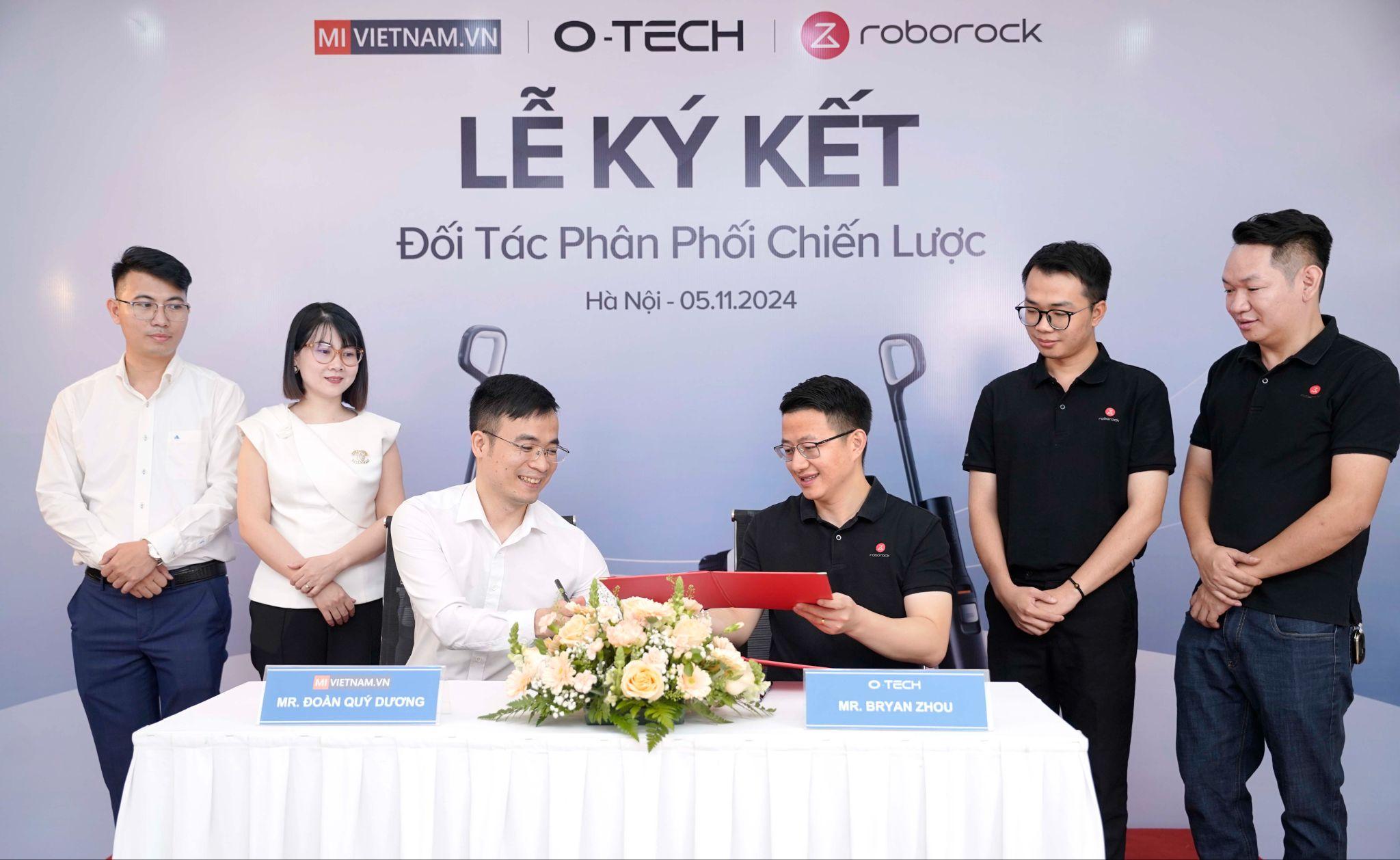 Lễ ký kết Mi Việt Nam - O-tech: Đẩy mạnh phân phối sản phẩm Roborock - 1