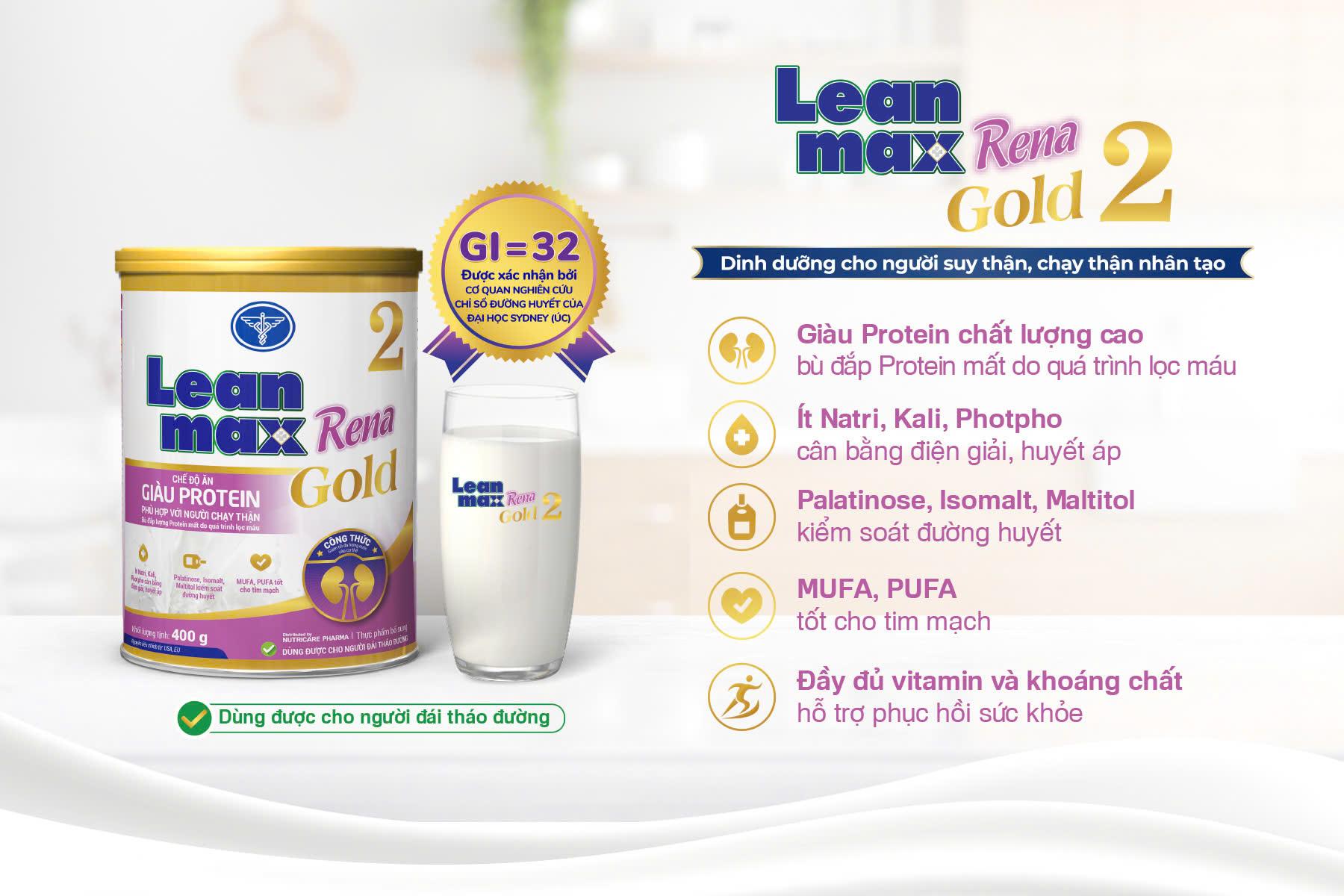 Leanmax Rena Gold 1 và 2 - Giải pháp dinh dưỡng cho người bệnh thận - 3