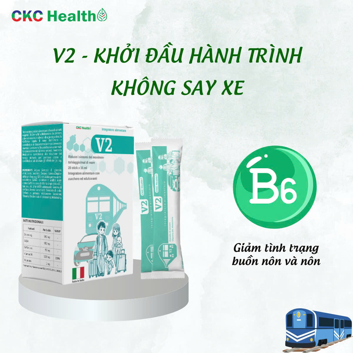 Không còn nỗi lo say tàu xe với nước uống V2 - 5