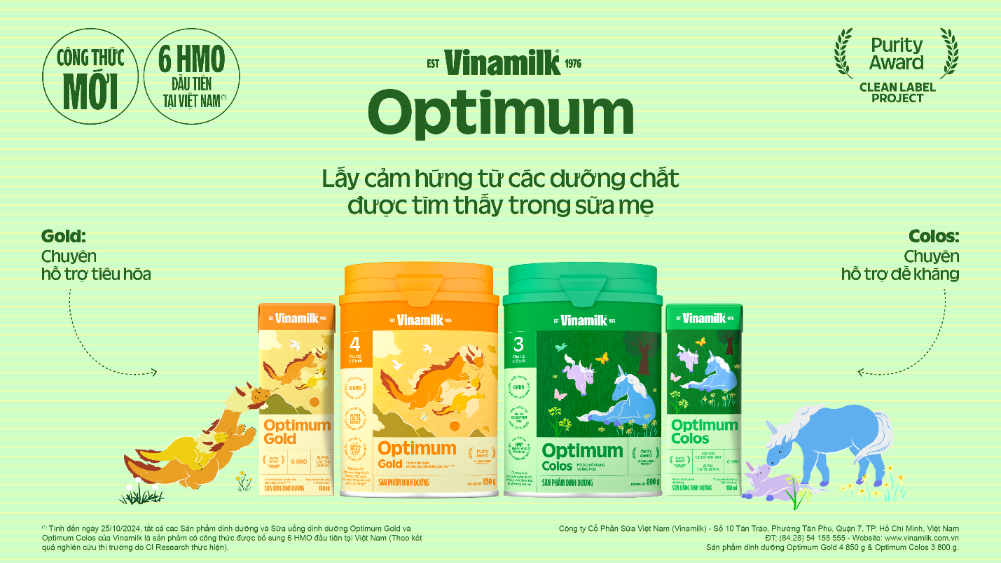 Vinamilk công bố cải tiến đột phá 6 HMO đầu tiên tại Việt Nam trong sản phẩm sữa công thức Optimum - 1