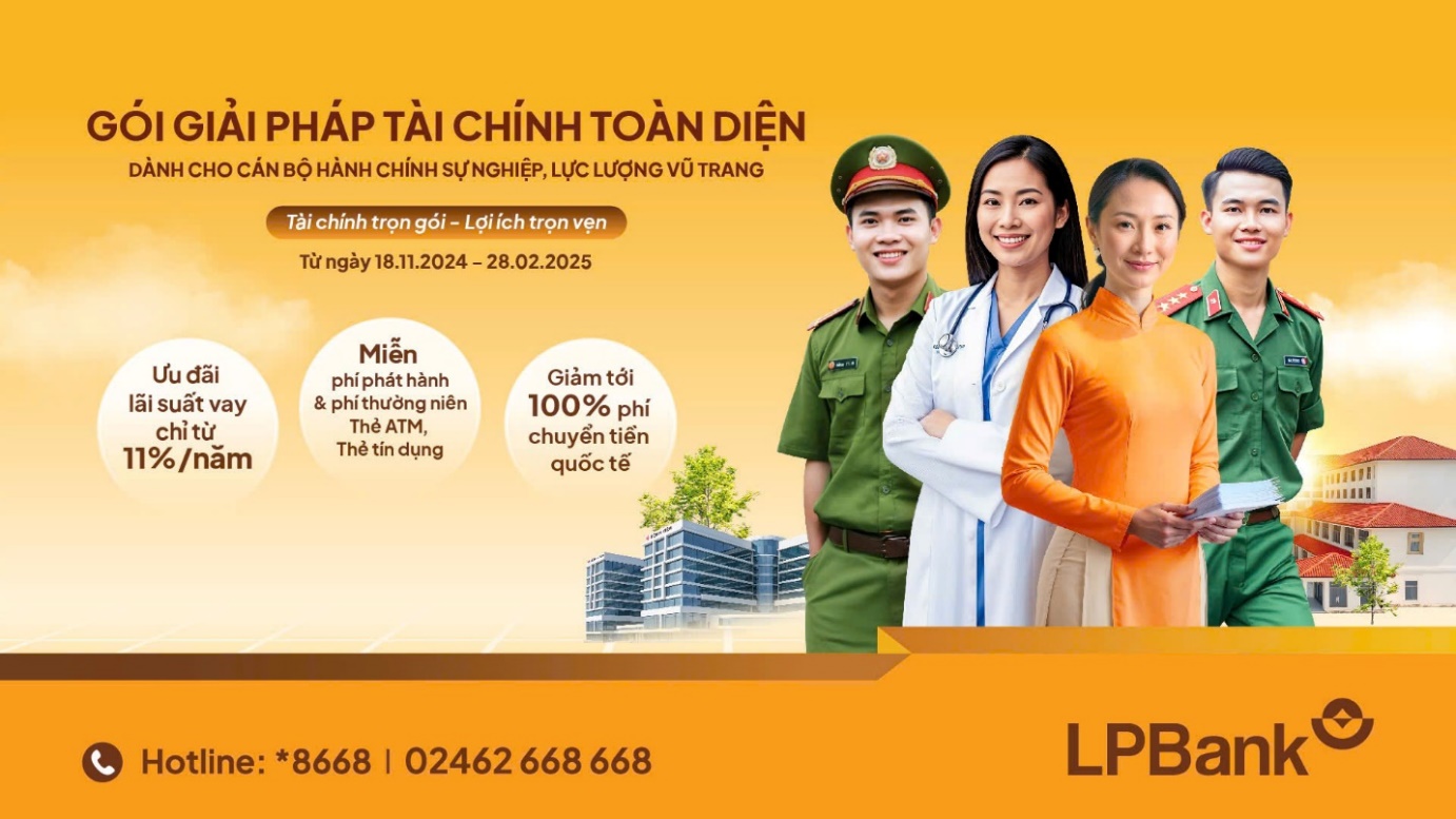 LPBank triển khai gói giải pháp tài chính toàn diện dành riêng cho cán bộ, nhân viên và lực lượng vũ trang - 1