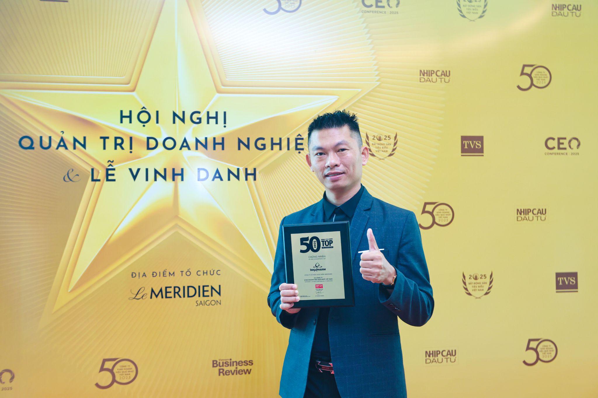 Imexpharm được vinh danh 50 Công ty Kinh doanh Hiệu quả nhất Việt Nam 2025 - 1