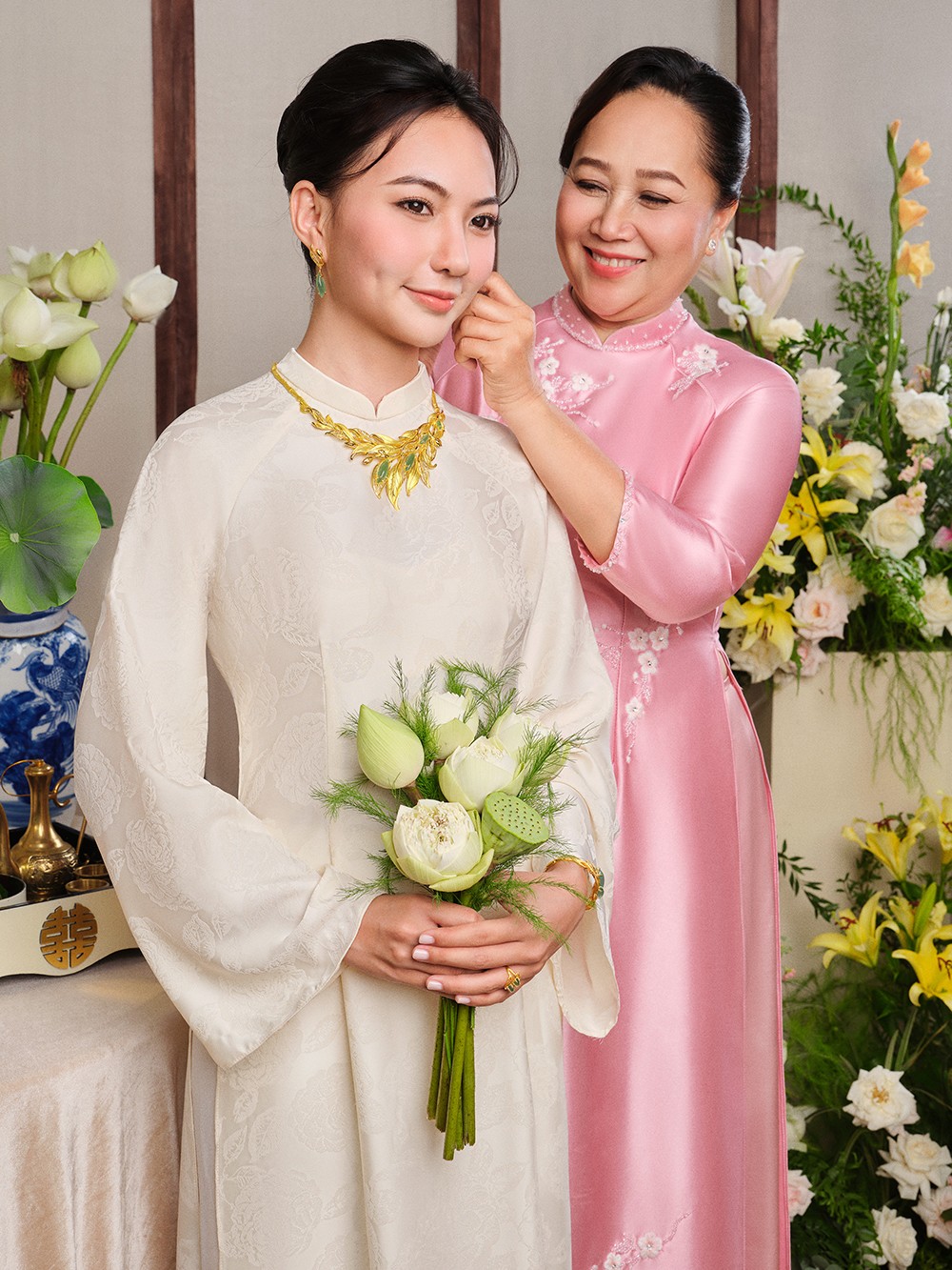 Trang sức cưới “Lá Ngọc Cành Vàng” tô điểm nét đẹp nàng dâu ngày cưới, lưu giữ lời hứa nâng niu - 2