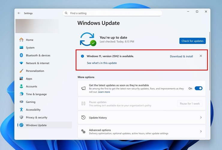 Tính năng bảo mật then chốt trên Windows 11 25H2 bị hoãn vô thời hạn - 1