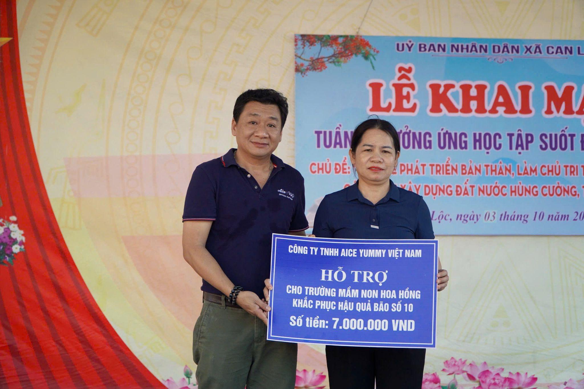 Aice chung tay cứu trợ đồng bào Hà Tĩnh khắc phục hậu quả bão Bualoi - 3