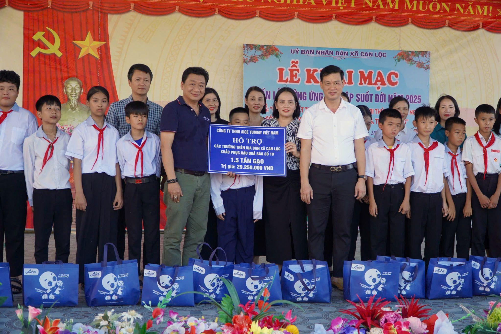 Aice chung tay cứu trợ đồng bào Hà Tĩnh khắc phục hậu quả bão Bualoi - 1