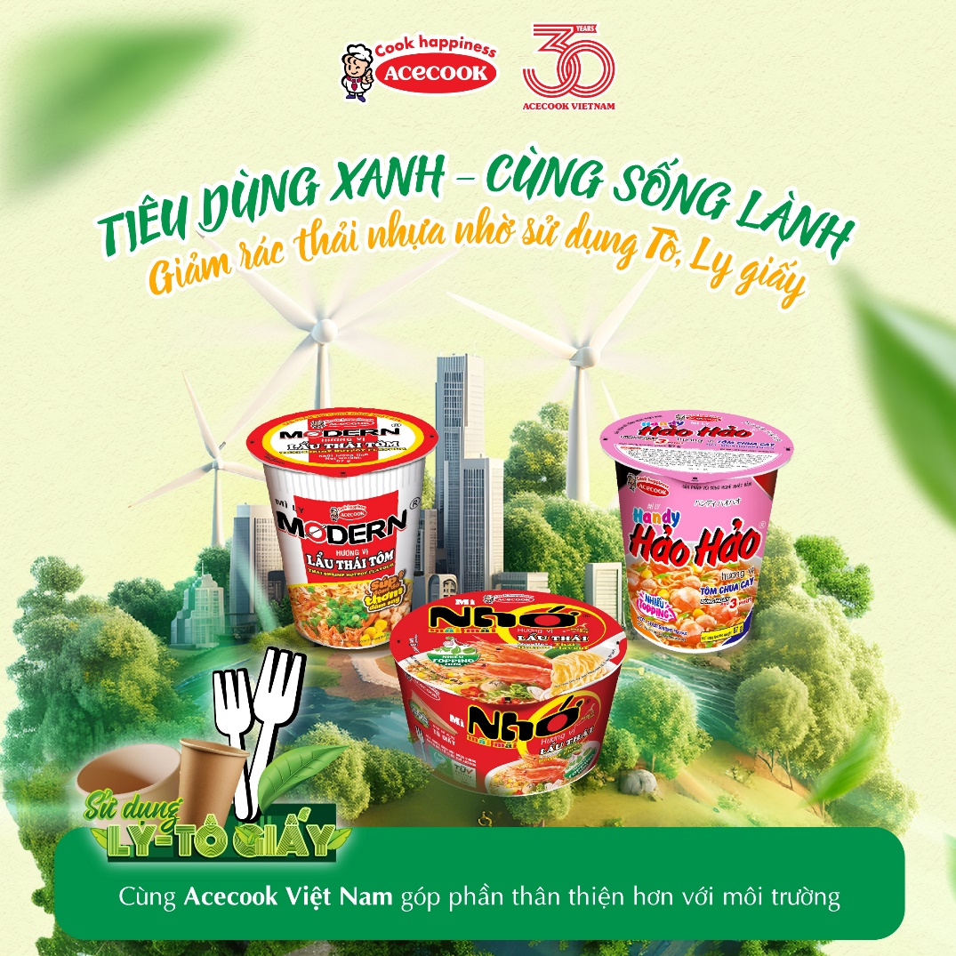 Acecook Việt Nam: Ba thập kỷ bền bỉ phát triển bền vững chung tay vì một hành tinh xanh - 2