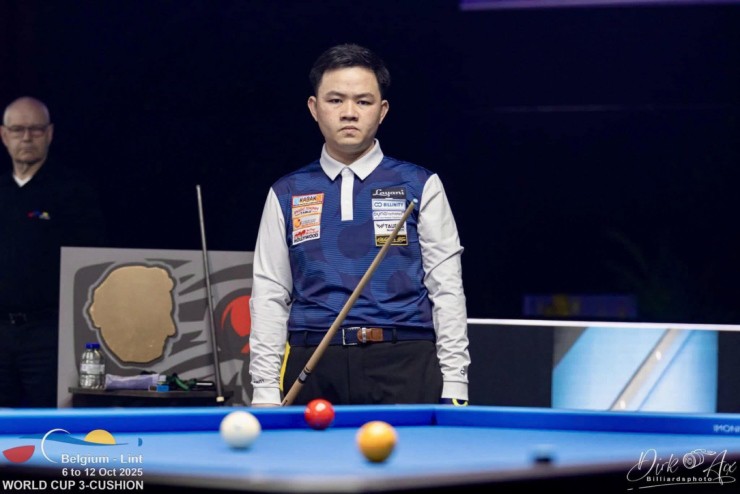 Bao Phương Vinh ngược dòng vào tứ kết bi-a World Cup, gặp “người quen” của Quyết Chiến - 1