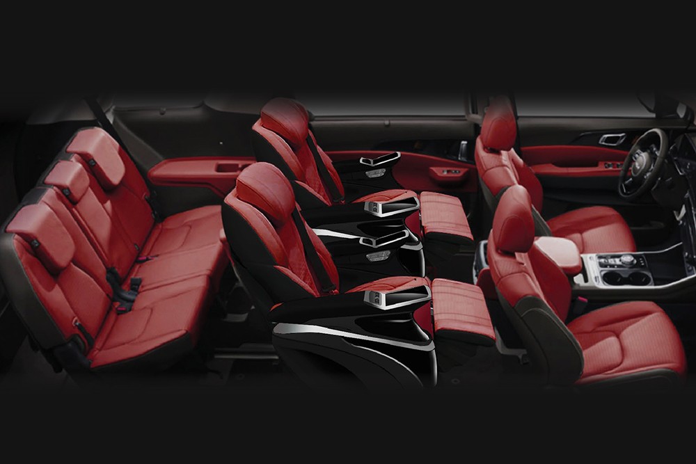 Kia New Carnival Hybrid dành cho doanh nhân với tùy chọn hàng ghế 2 VIP và cá nhân hóa màu nội thất - 4