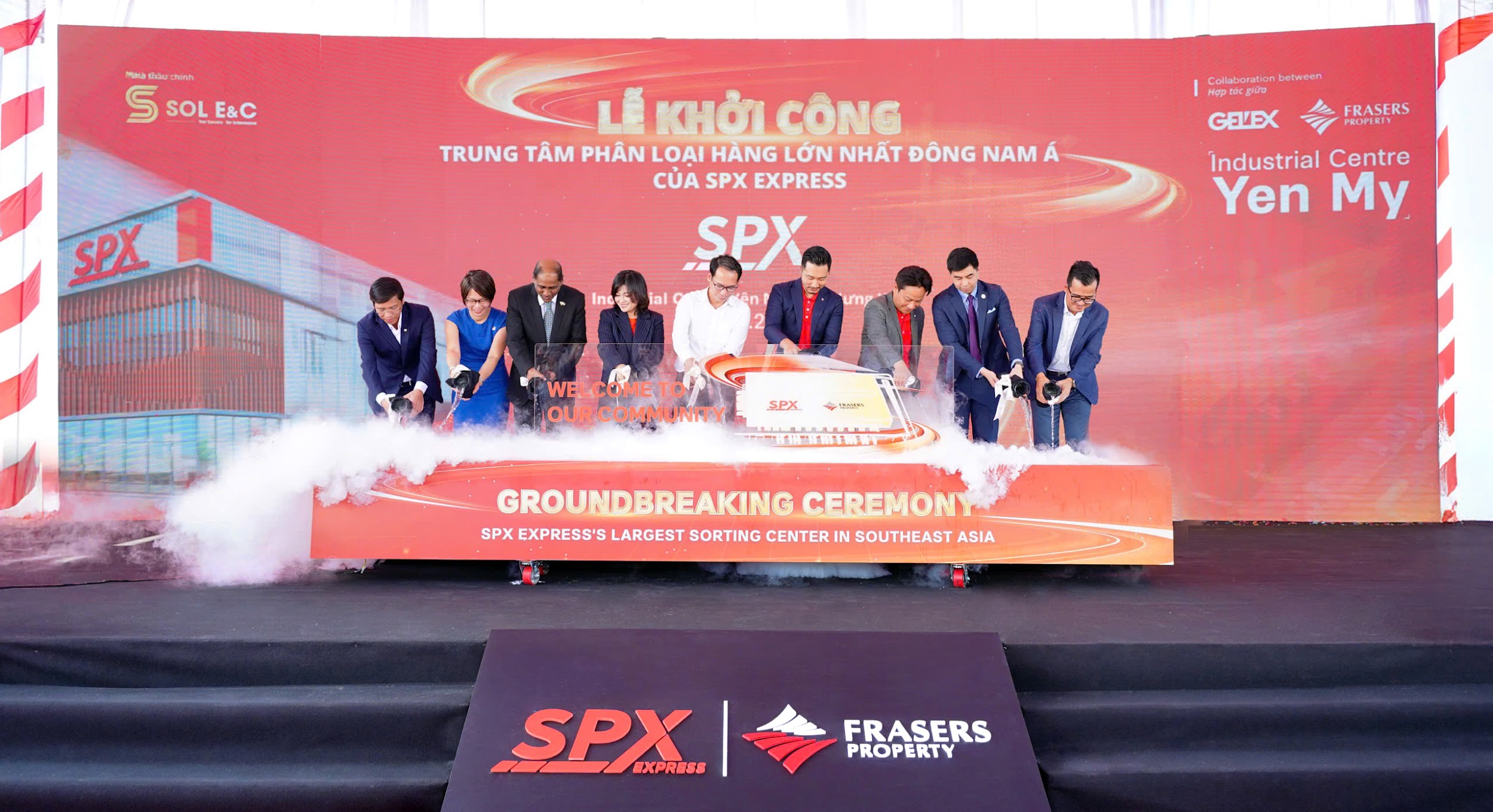 SPX Express khởi công trung tâm phân loại hàng hóa 17 hecta tại Hưng Yên, “thủ phủ công nghiệp” tương lai cả nước - 1