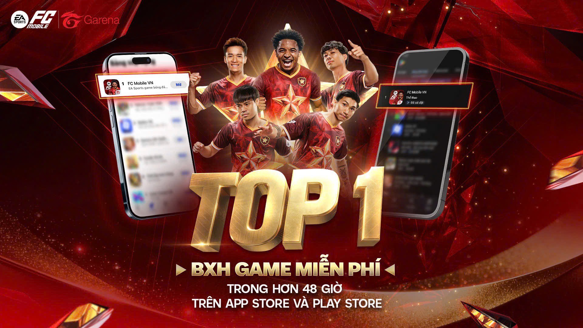 EA SPORTS™ FC Mobile Việt Nam khẳng định vị thế: Đạt TOP 1 App Store và Google Play chỉ sau hơn 48 giờ ra mắt - 1