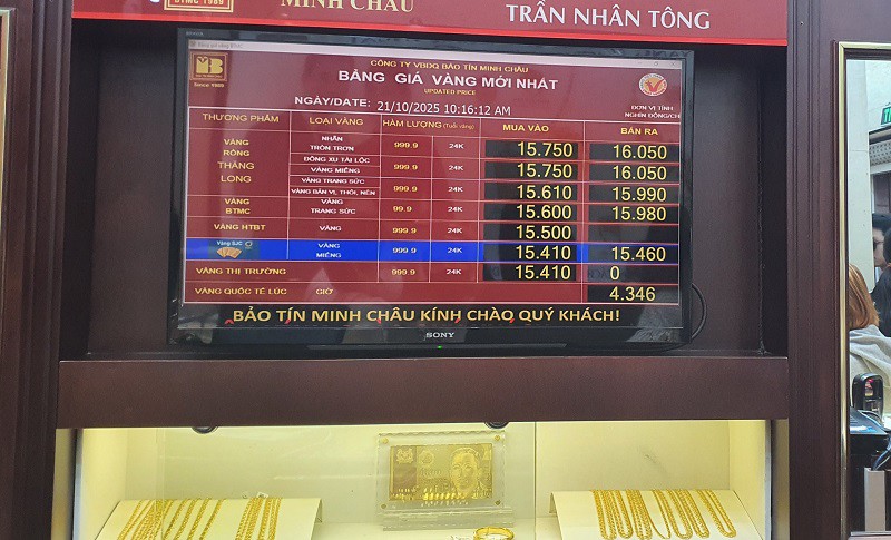 Giá vàng chiều 21/10: Bất ngờ quay đầu giảm sâu, động thái bất ngờ của hàng loạt cửa hàng vàng - 2