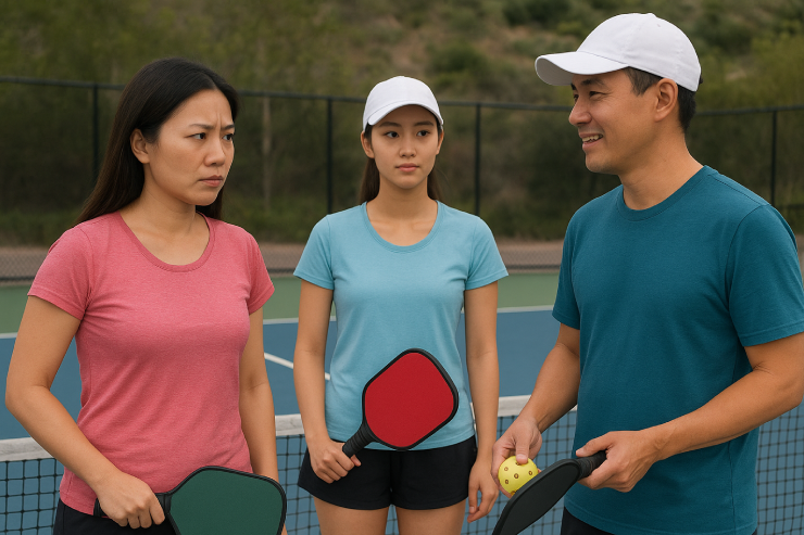 Bi hài chuyện sợ chồng "mê vợt hơn mê vợ", chị em đòi ra sân pickleball giám sát - 1