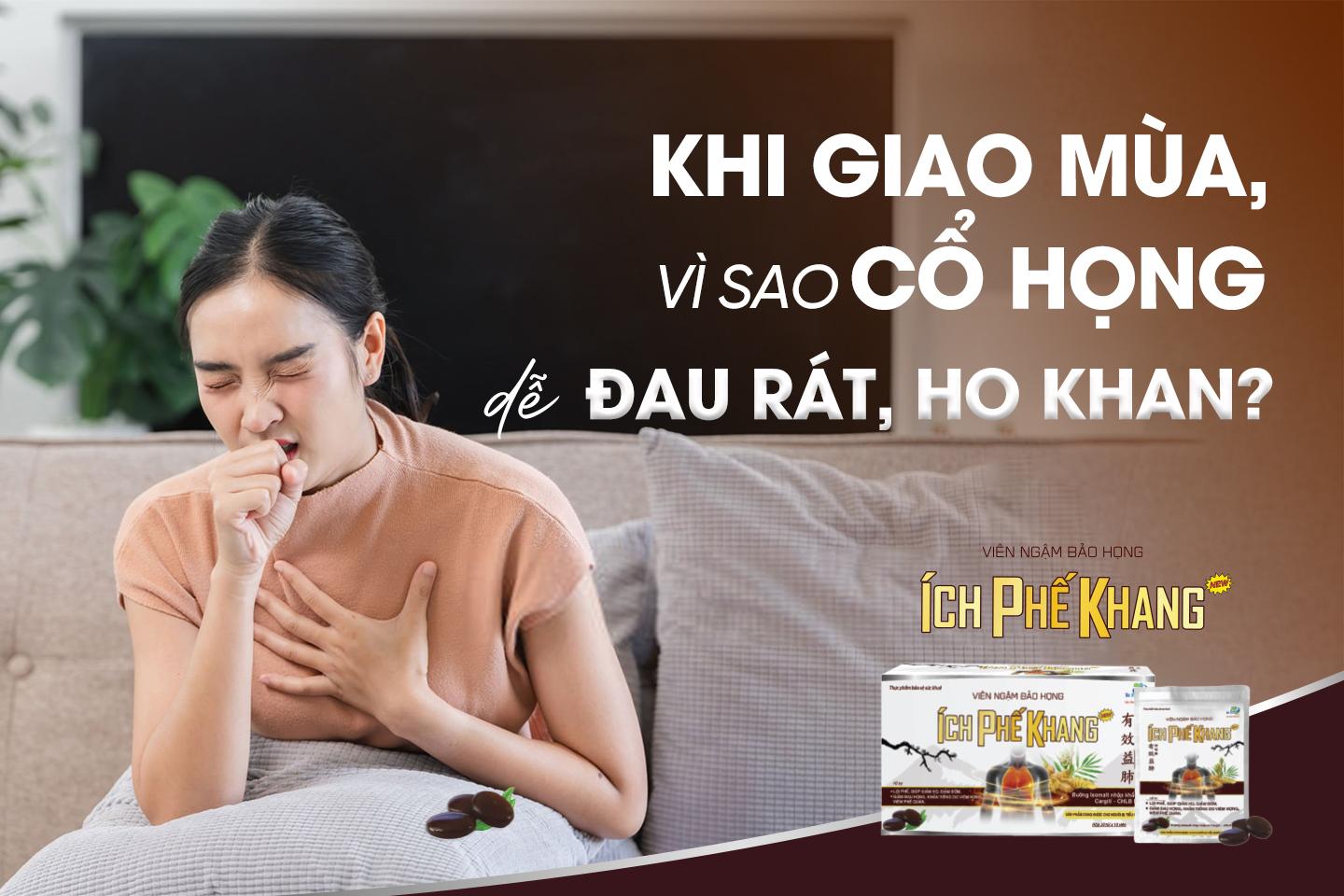 Ho, rát họng khi thời tiết thay đổi: giải pháp an toàn từ thảo dược - 1