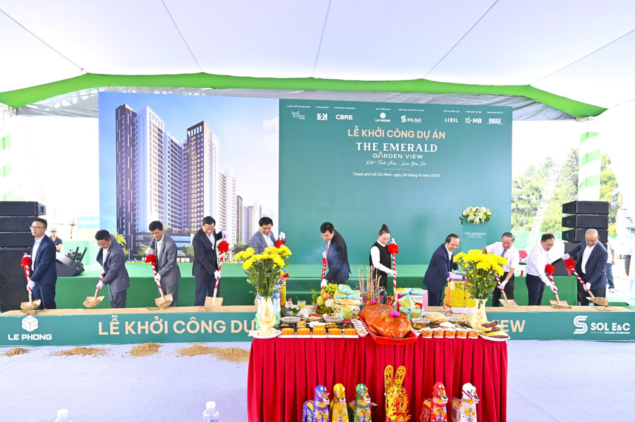 Tập đoàn Lê Phong khởi công dự án The Emerald Garden View - 1