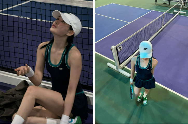 Hot girl "vén váy" gây sốt pickleball, phong cách nổi bật từ Việt Nam đến quốc tế - 2
