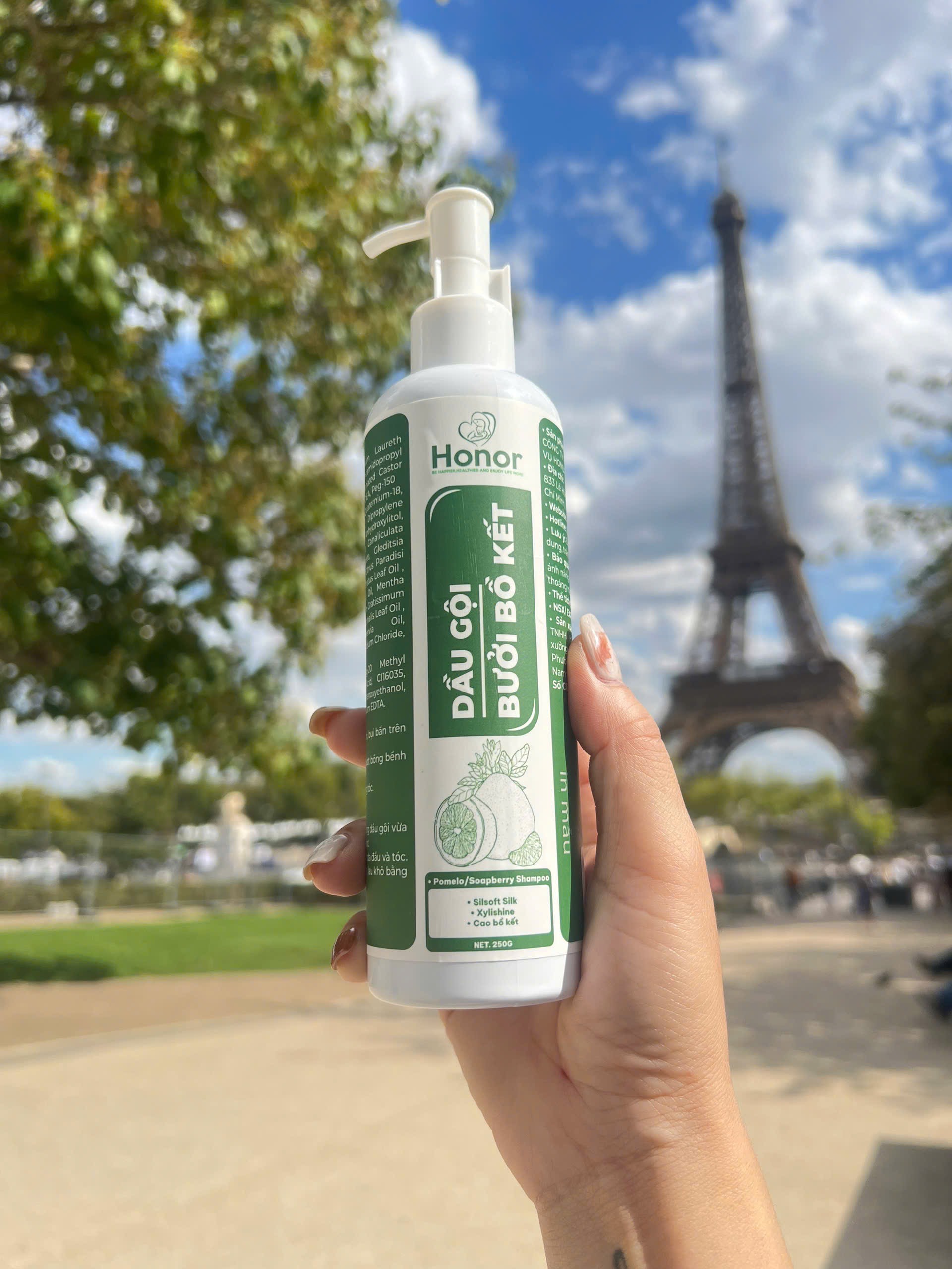 Dầu gội bưởi bồ kết Honor - dịu lành cho tóc như nồi nước thảo mộc của mẹ - 1