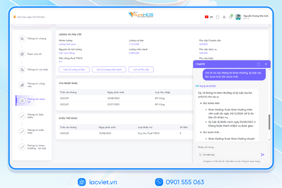 Đẩy nhanh chuyển đổi số trong quản lý nhân sự với phần mềm LV SureHCS ứng dụng AI mới nhất - 3
