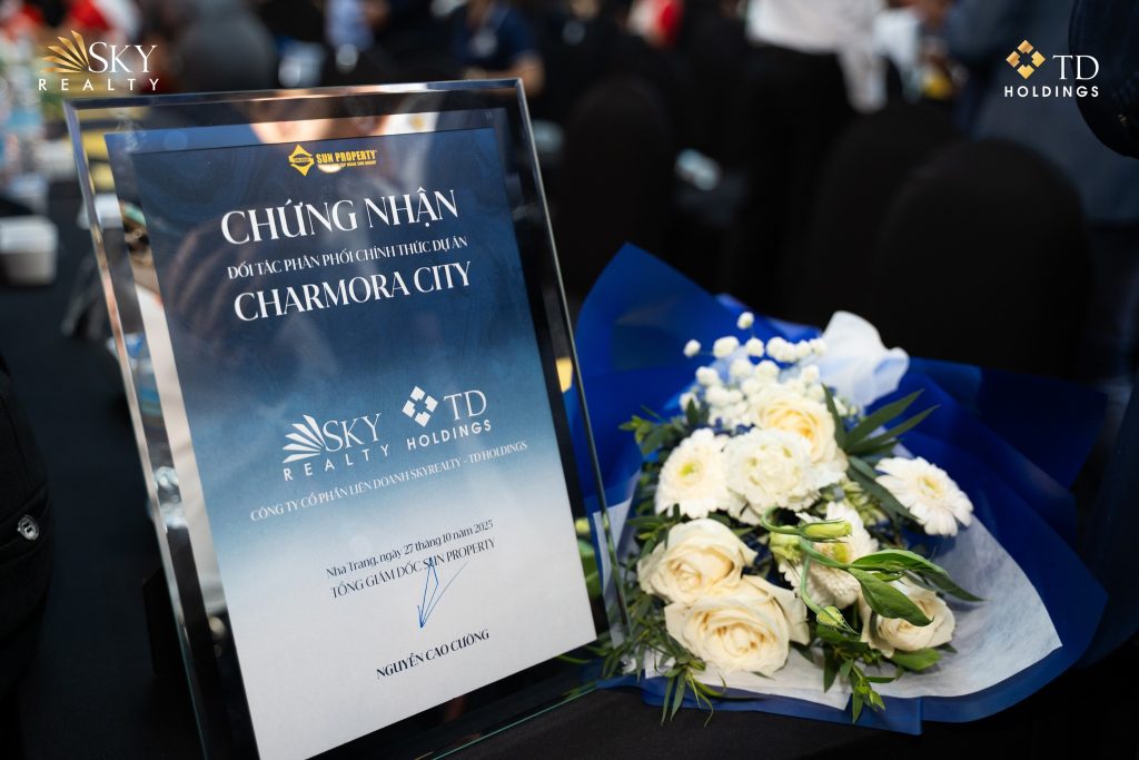 Công ty cổ phần liên doanh Sky Realty - TD Holdings chính thức trở thành đại lý F1 phân phối Charmora City Nha Trang - 3