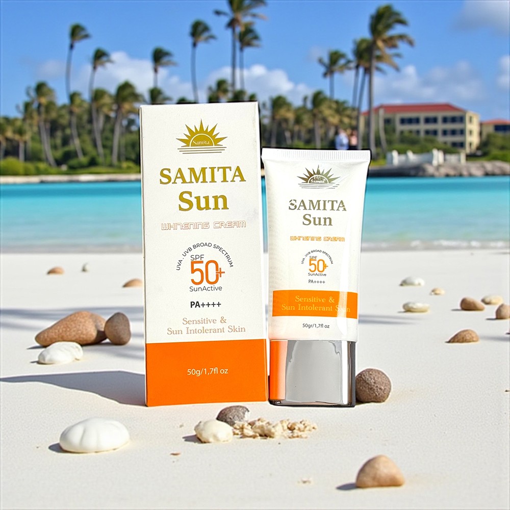 Samita Sun Whitening Cream - công thức chống nắng toàn diện, bảo vệ làn da từ gốc - 1