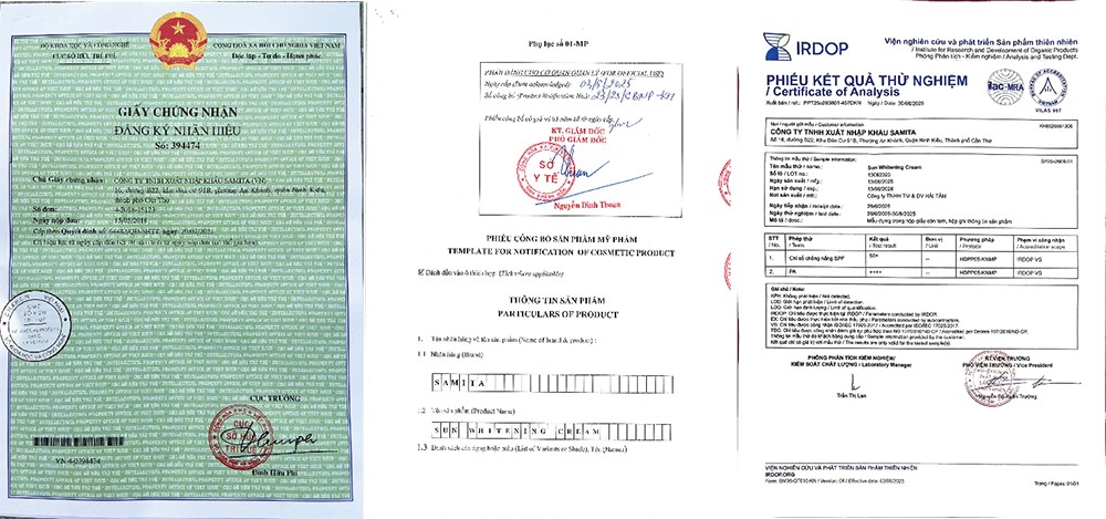 Samita Sun Whitening Cream - công thức chống nắng toàn diện, bảo vệ làn da từ gốc - 3