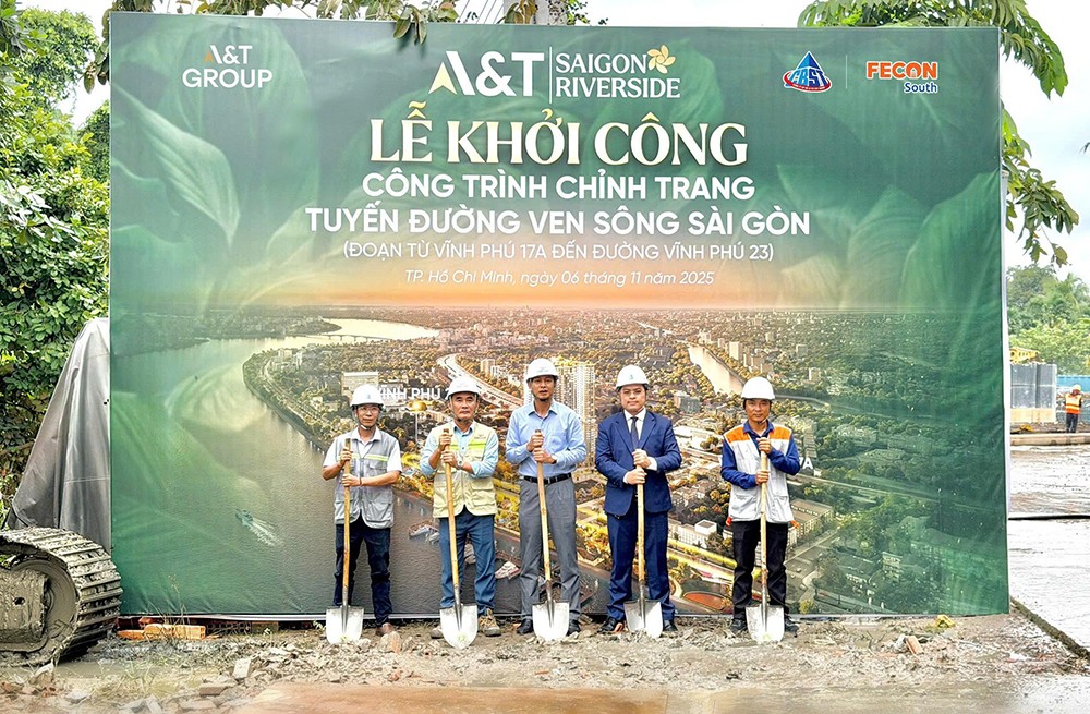 A&T Group khởi công chỉnh trang tuyến đường ven sông Sài Gòn – Bước khởi đầu kiến tạo không gian sống tại A&T Saigon Riverside - 1