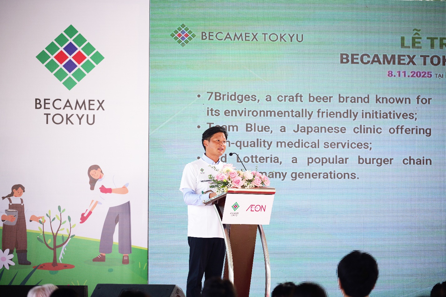 Becamex Tokyu và Aeon Việt Nam tổ chức Lễ trồng cây “Cánh rừng quê hương” tại Khu Thương mại Midori Park Square - 4