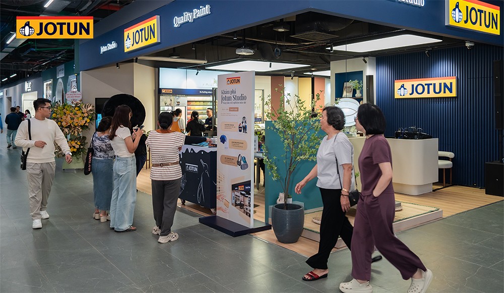 Jotun Studio - mô hình cửa hàng sơn hiện đại, nâng tầm trải nghiệm chọn sơn - 1