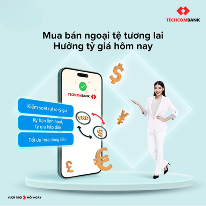 Chuyển tiền quốc tế trên Techcombank Mobile, nhận ngay ưu đãi tỷ giá đến 120 điểm - 2