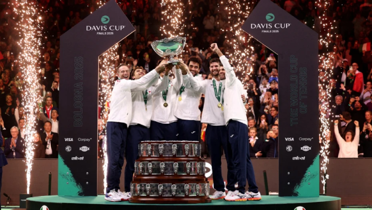 Ý vắng Sinner vẫn thắng đẹp Tây Ban Nha, lịch sử chói lọi khi vô địch Davis Cup - 2