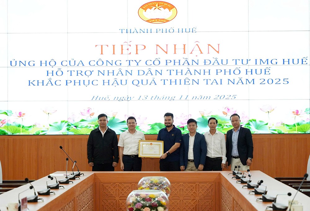 IMG Huế - chủ đầu tư An Cựu City đồng hành cùng chính quyền thành phố Huế khắc phục hậu quả thiên tai 2025 - 1