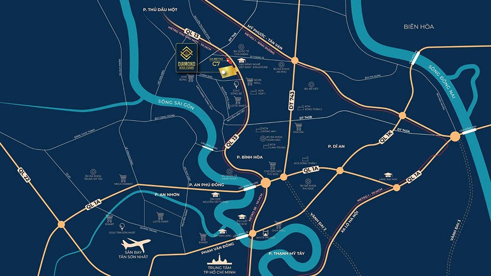 Diamond Boulevard hưởng lợi kép từ Metro số 2 và Quốc lộ 13 mở rộng - 3