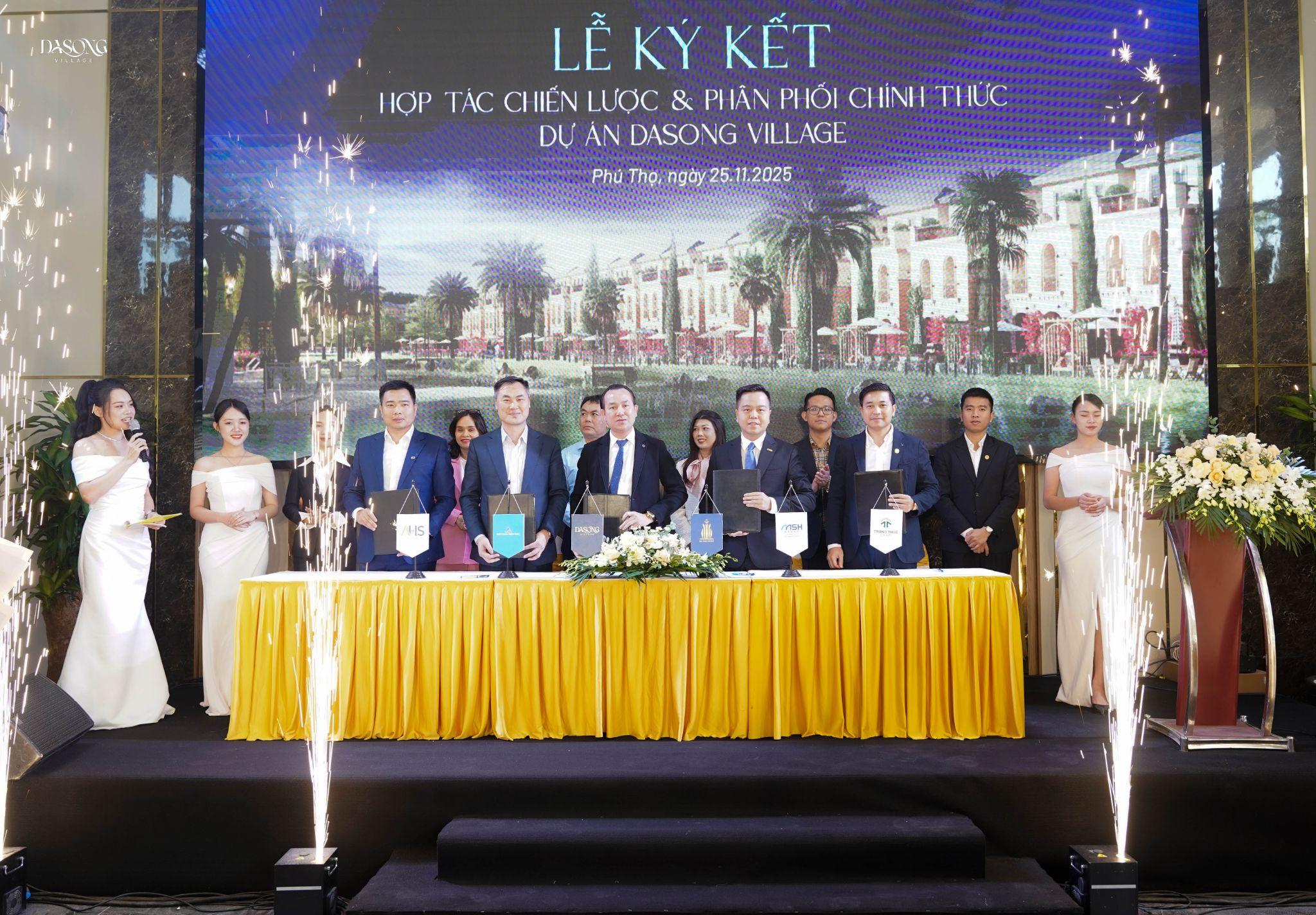 Trung Thực Land ký kết hợp tác chiến lược cùng Đất Xanh Miền Bắc, MSH Group, AHS Property chính thức phân phối dự án Dasong Village - 1