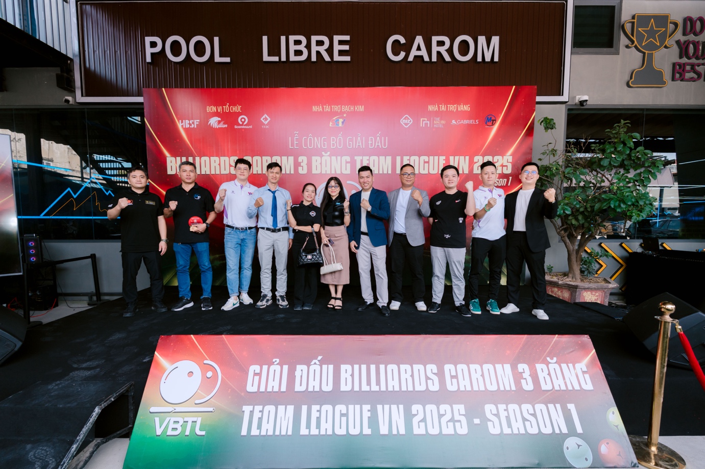 Billiards carom 3 băng Team League VN 2025 chính thức ra mắt - 1