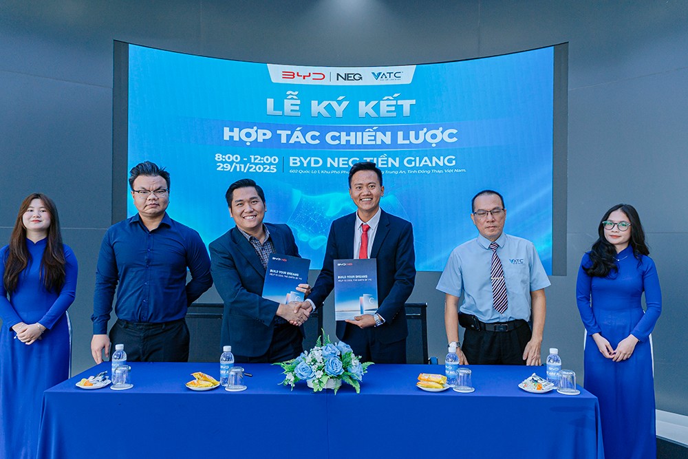 BYD NEG hợp tác với VATC: Chuẩn hóa nhân sự kỹ thuật cho thị trường xe điện tại Việt Nam - 1