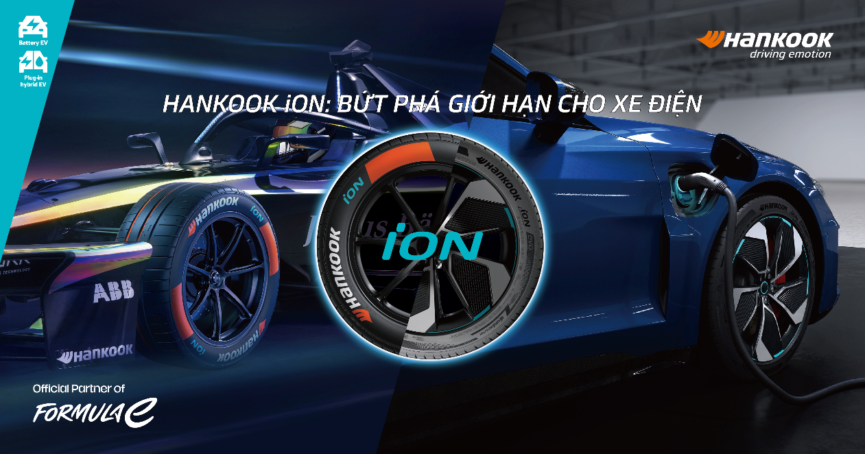 Hankook iON: "Bứt phá giới hạn" cho xe điện từ sân đua Formula E đến sự êm ái hoàn hảo - 1