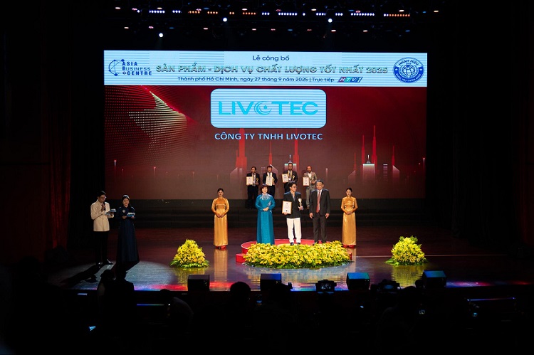 Thương hiệu gia dụng Livotec đạt giải “Sản phẩm - Dịch vụ chất lượng tốt nhất 2025”. - 1
