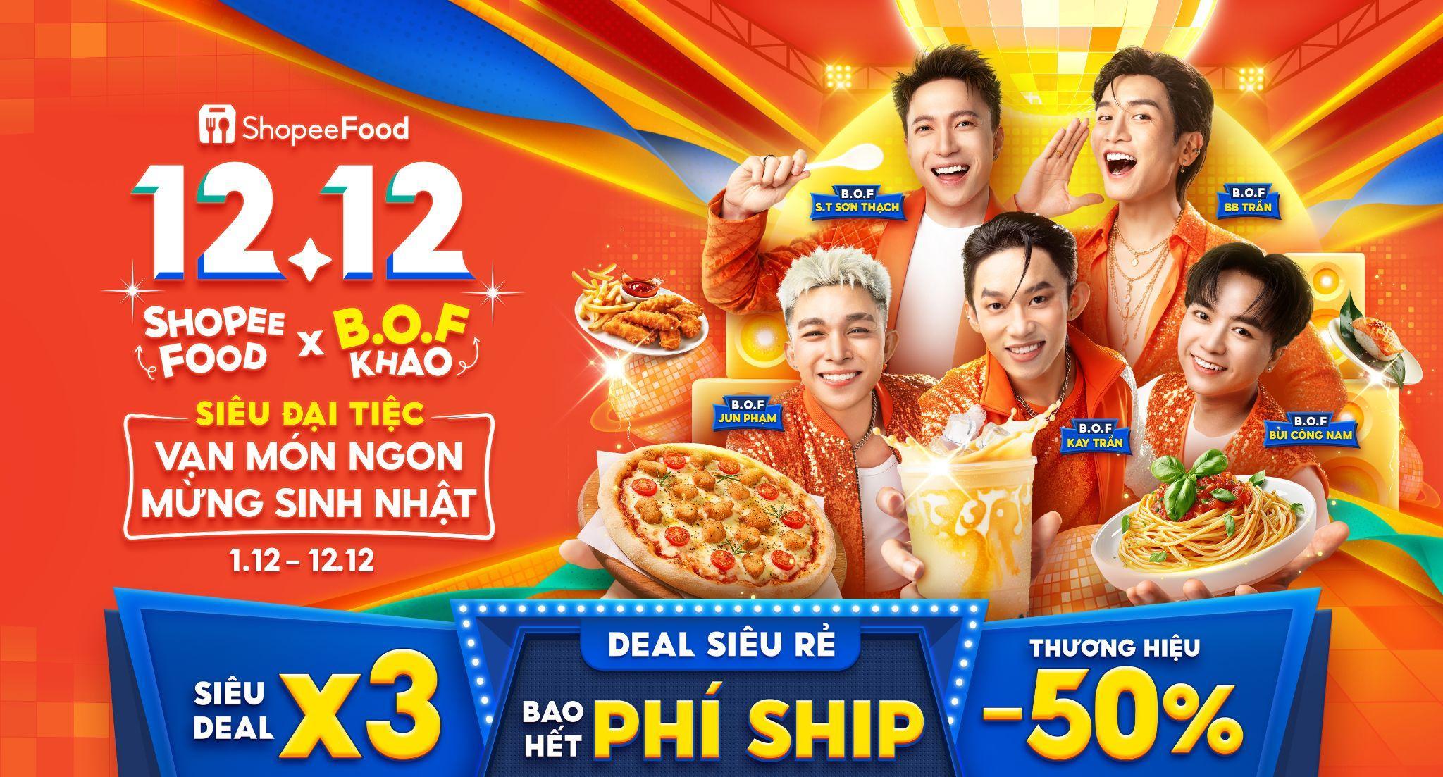 Lời mời dự sinh nhật 12.12: Bạn chỉ việc ăn ngon, còn deal “sang xịn mịn” đã có ShopeeFood lo - 2