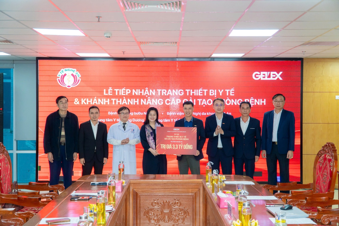 GELEX trao tặng trang thiết bị y tế và hỗ trợ nâng cấp phòng bệnh tại tỉnh Nghệ An - 1