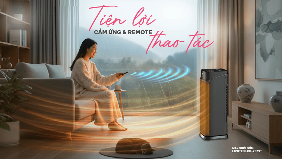 Mùa đông này, con ngủ ngon hơn nhờ máy sưởi gốm Livotec LCH Series thông minh - 4
