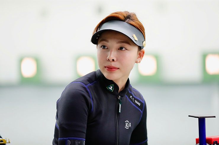Người đẹp bắn súng Phí Thanh Thảo phá kỷ lục SEA Games 33 - 5