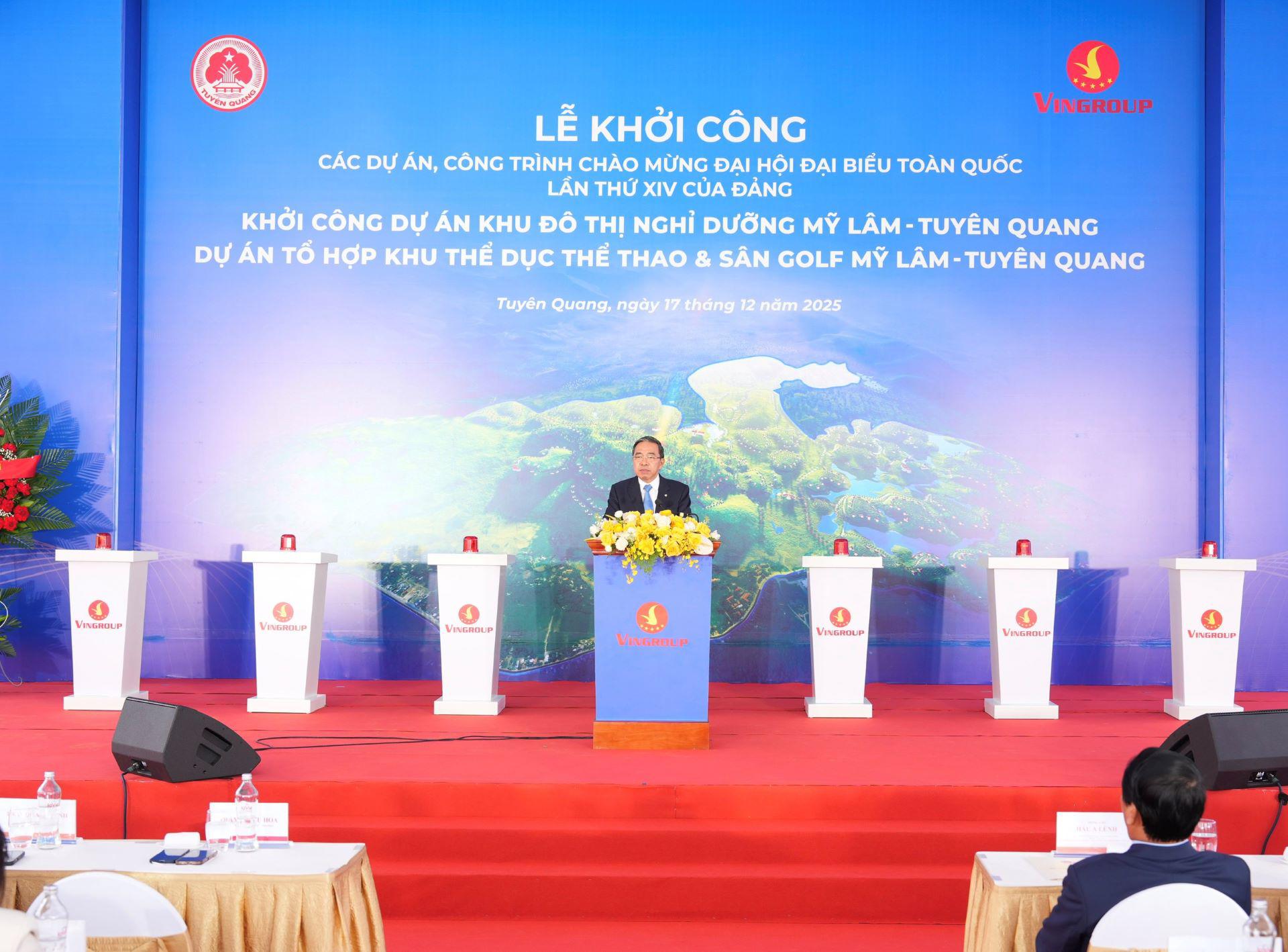 Vingroup khởi công đô thị nghỉ dưỡng suối khoáng và tổ hợp thể dục thể thao Mỹ Lâm – Tuyên Quang - 4