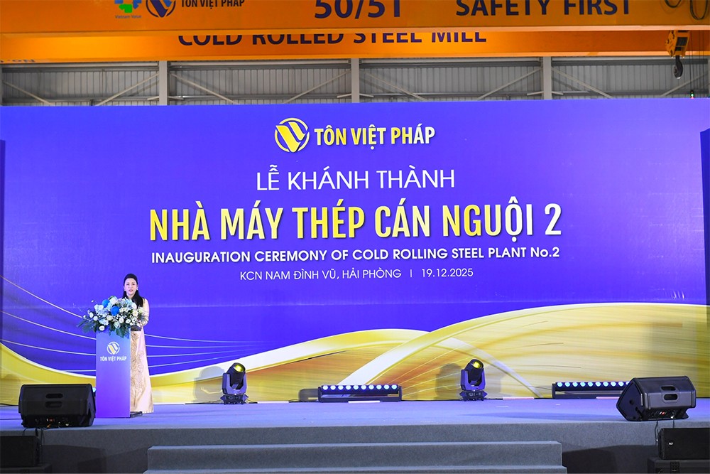 Tôn Việt Pháp khánh thành Nhà máy Thép cán nguội số 2: Khẳng định vị thế, bứt phá kỷ nguyên mới - 1