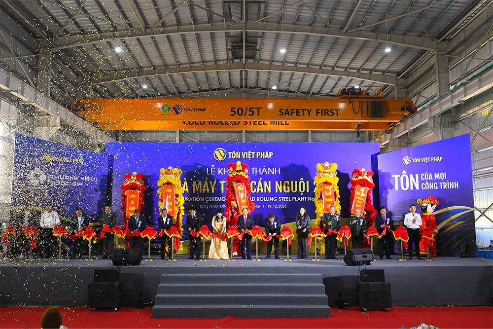 Tôn Việt Pháp khánh thành Nhà máy Thép cán nguội số 2: Khẳng định vị thế, bứt phá kỷ nguyên mới - 2