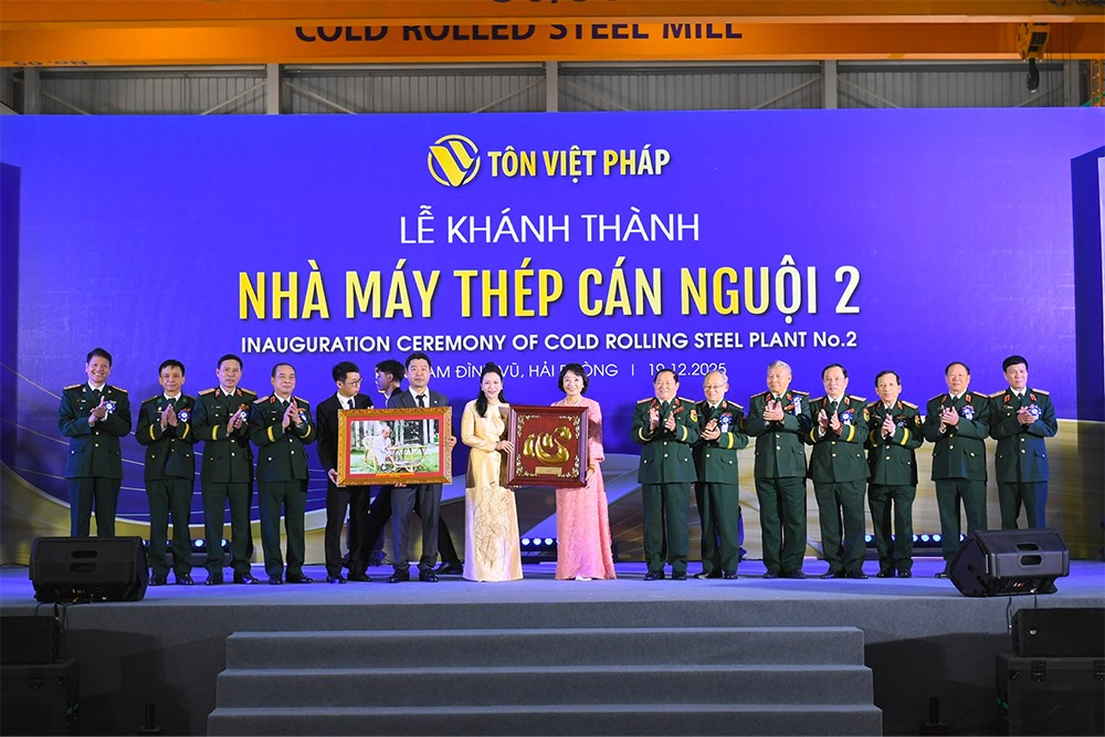 Tôn Việt Pháp khánh thành Nhà máy Thép cán nguội số 2: Khẳng định vị thế, bứt phá kỷ nguyên mới - 5