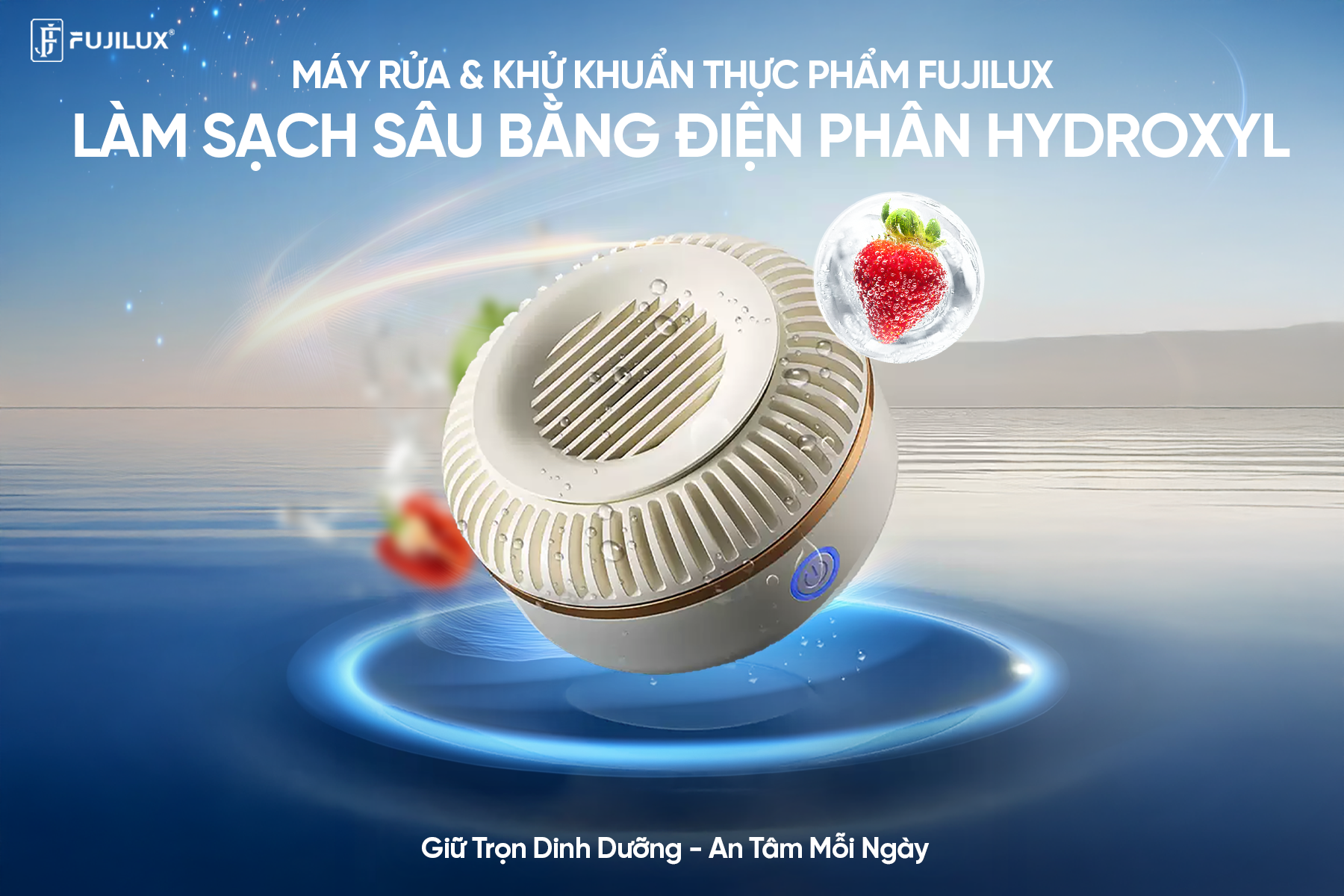 Máy rửa & khử khuẩn thực phẩm FujiLux - Xu hướng cho căn bếp hiện đại - 1