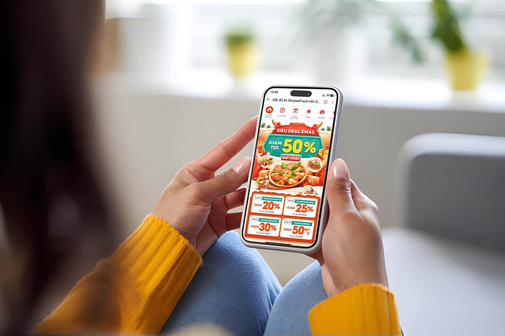 Tận hưởng không khí Giáng sinh thêm trọn vẹn với loạt ưu đãi từ ShopeeFood - 2