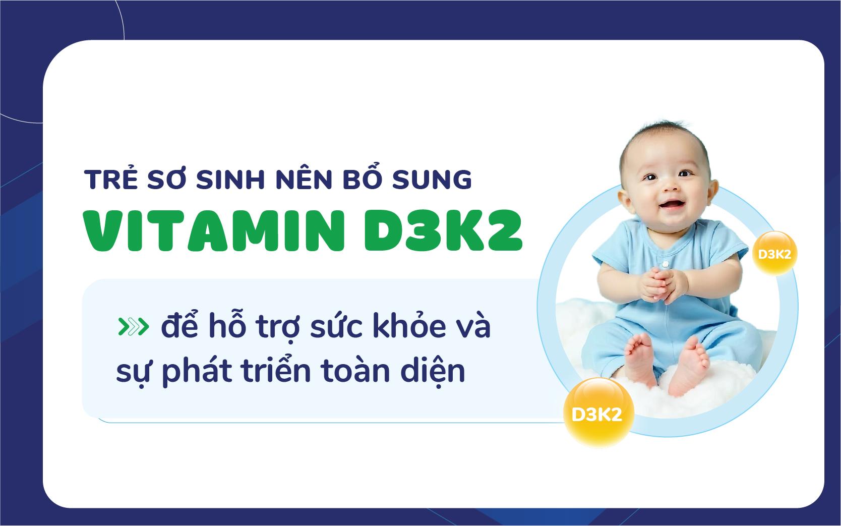 Trẻ sơ sinh nên bổ sung D3 hay D3K2? - 1